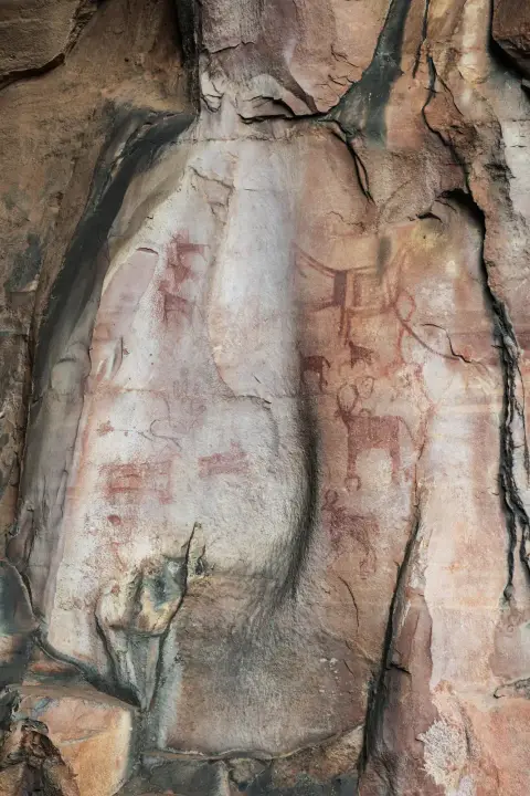 Bhimbetka Rock Shelters Near Bhopal