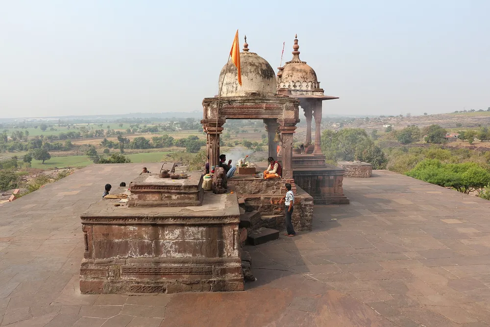 Carved stonework of Bhojeshwar Temple