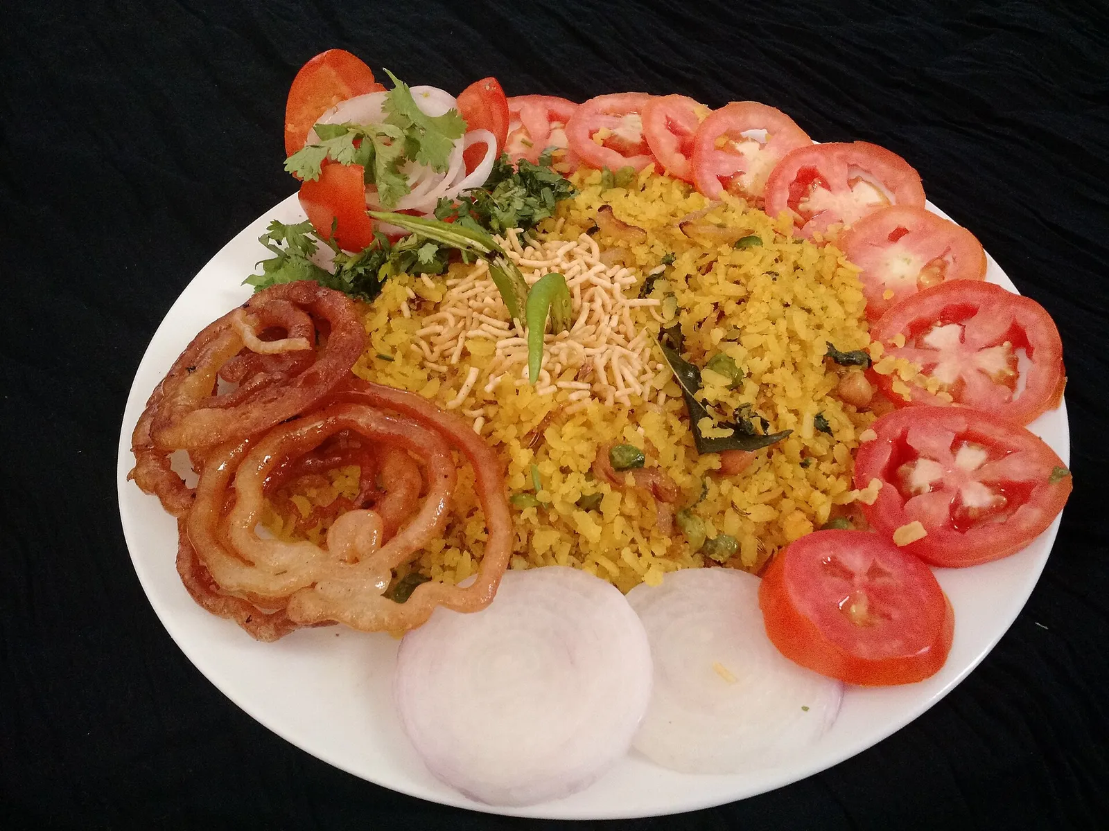 Poha with jalebi — Bhopal's classic breakfast
