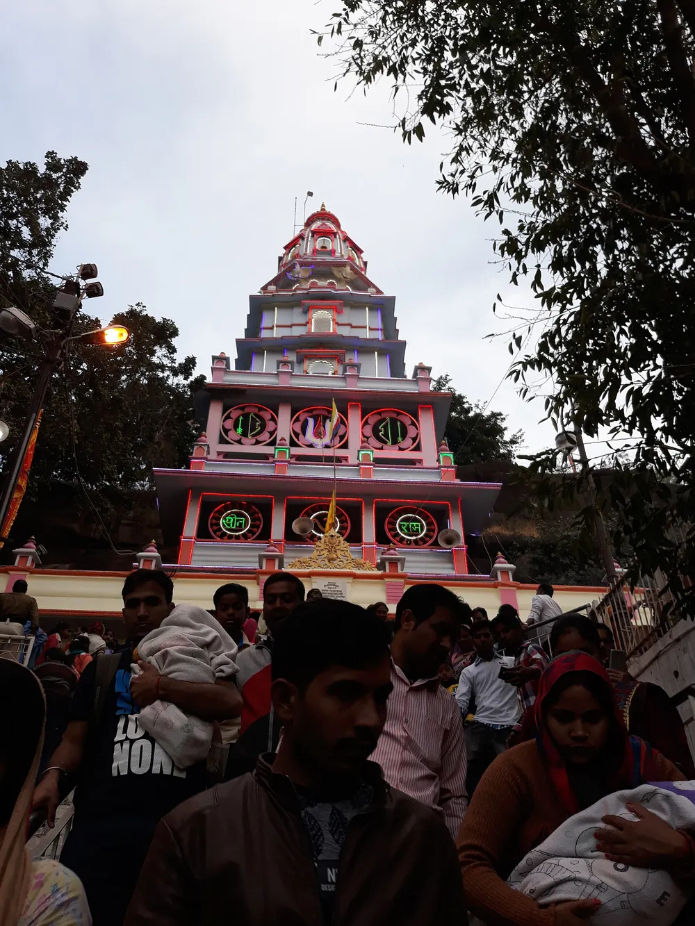 The Gufa Mandir temple complex, Bhopal