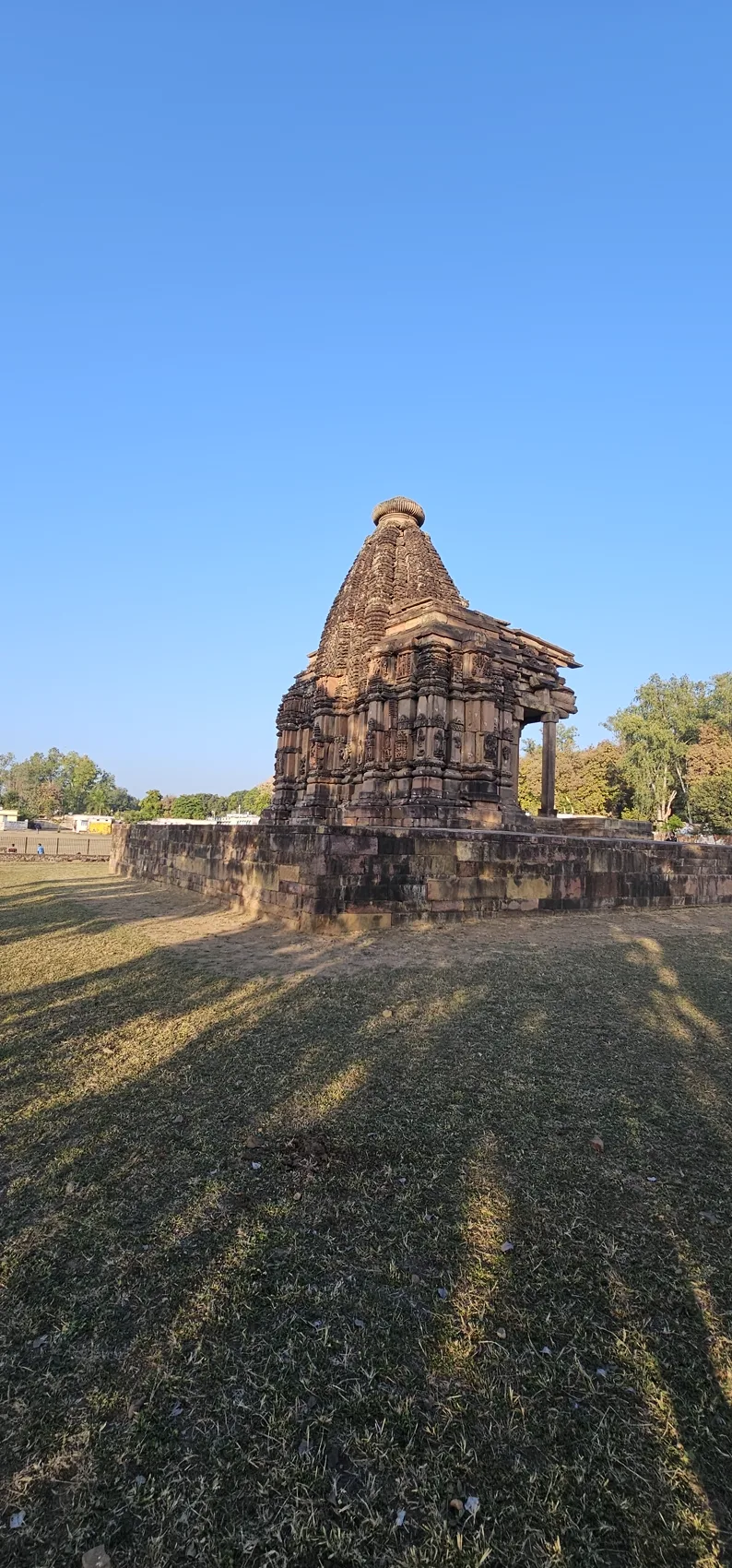 A Gyaraspur temple in the evening light