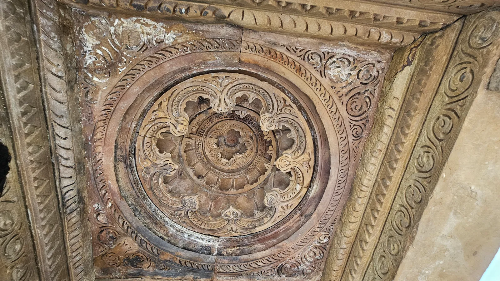 The tall shikhara of the Kandariya Mahadeva temple, the tallest at Khajuraho