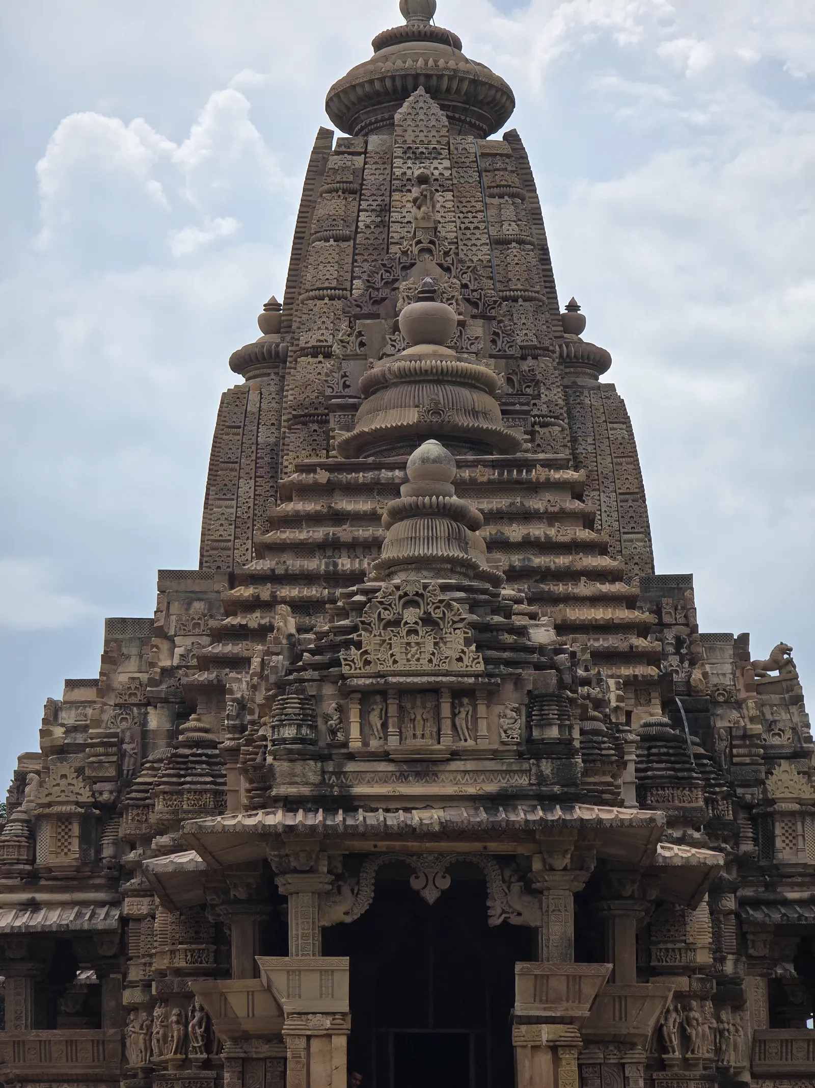 Bands of jangha sculpture on the wall of the Lakshmana temple