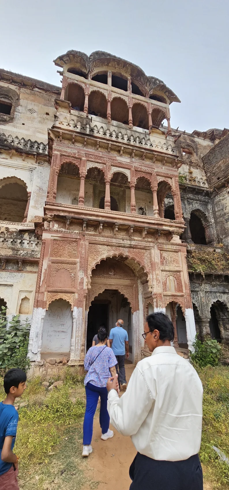 A domed pavilion within the fort
