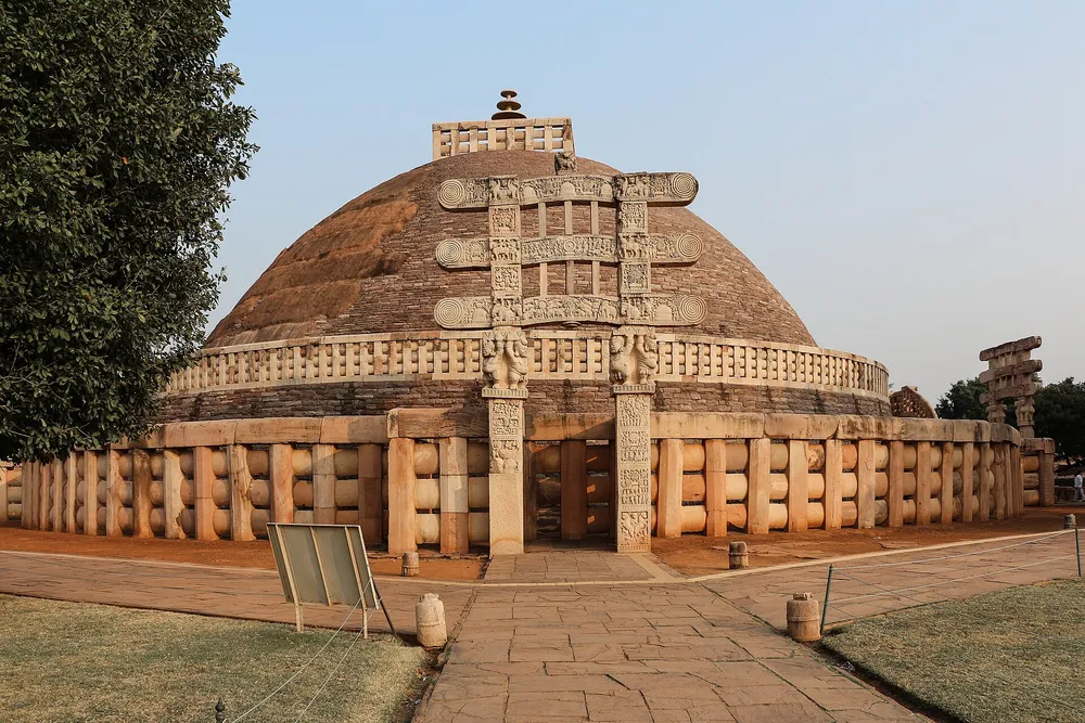 The Great Stupa (Stupa 1) at Sanchi